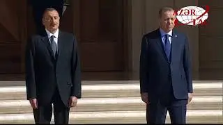 Official welcome ceremony was held for Turkish President Recep Tayyip Erdogan