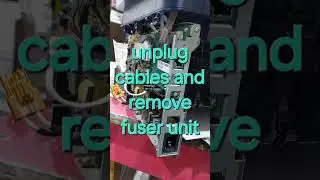 Xerox workcentre 3215 open fuser error, how to Reset thermistor switch manually and service mode 
