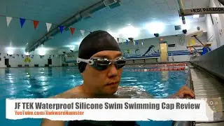 JF TEK Waterproof Silicone Swim Swimming Cap Review