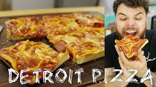 PIZZA QUADRADA MUITO FÁCIL - AO ESTILO DE DETROIT