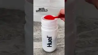 Chocolate, banana and peanut butter protein shake 💥 - Huel Hack | #shorts