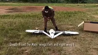 Tilt-Rotor VTOL Assembling - Takeoff and landing
