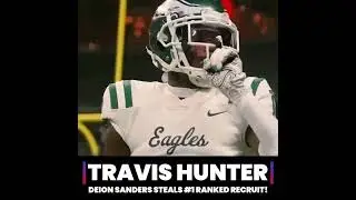 Deion Sanders Flips #1 Recruit Travis Hunter From FSU to JSU! - #Shorts