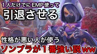 性格悪いソンブラが1番強い説！敵1人だけにハックから単体EMPでイライラさせるソンブラが強すぎるｗｗ【オーバーウォッチ2】
