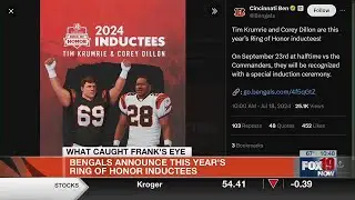 Corey Dillon, Tim Krumrie joining Bengals Ring of Honor