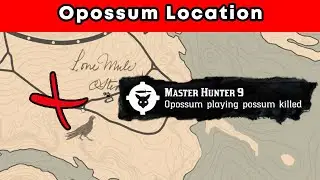 RDR2: Opossum Location. Master Hunter 9 Challenge EASY Guide
