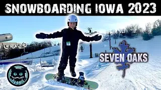 2023 Snowboarding Seven Oaks in Boone Iowa