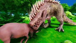 ✅ Purusaurus REX hunting prey  - Animal Revolt Battle Simulator FULL HD