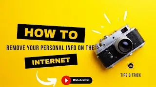 How to remove your personal info on the internet