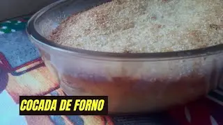 Cocada de Forno / fácil de fazer / Receitas da Gi.