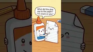 What did the glue say to the paper? #short #Dad Joke djh0016