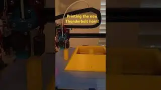 3D-печать гудка сирены Thunderbolt #tornadosiren #thunderbolt #siren #3dprinted #tornado #foryou