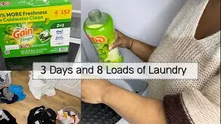 ArielElaine| *3 Days of Laundry*| Laundry Motivation| 8 Loads of Laundry 🧺