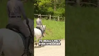 Riding a new horse for the first time! This Esme ad