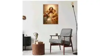 Christian Wall Art That Brings Peace ✝️ Jesus & Kids Painting