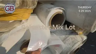 Polyester Film Stock lot #polyesterfilm #polyester #mixpolyester #petfilm