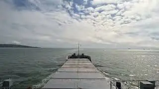 MV. Cederborg | Timelapse | 4K | Departure port of Dublin, Ireland