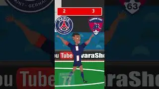 PSG vs Clermont Mbappe #football #shorts #short
