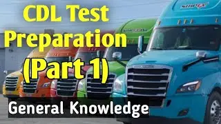 Truck Driving USA CDL Test Preparation Part 1 / General Knowledge CDL Urdu Hindi