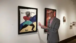 Randy Siegel's outsider/folk art collection on display at Wofford Collage in Spartanburg, SC.