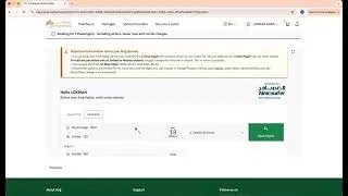 Nusuk Hajj Tutorial   How to select custom flights