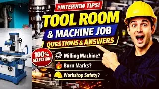 Milling & Grinding Interview Questions | Tool Room Job 2025 | ITI & Diploma l वर्कशॉप इंटरव्यू IAshu