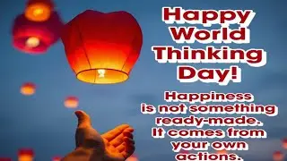 World Thinking Day Status 2025|World Scout Day Whatsapp Status|Scout Founders Day Status|22 February