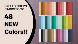 НОВЫЕ цвета 2025 года! Картон Spellbinders ColorWheel