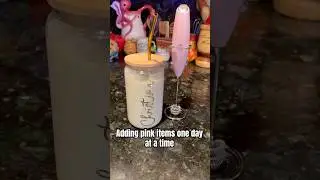 Day 1 of Pinkifying my moms kitchen