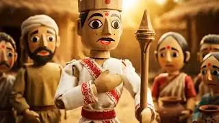 🌿 কাঠের পুতুলের গ্রাম | Respect for Nature | Bangla Puppet Box Story 🎭