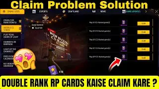 DOUBLE RANK RP CARDS KAISE CLAIM KARE ? | DOUBLE BR RANK POINTS | DOUBLE CS STARS