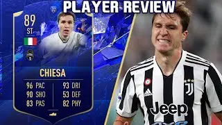 HE IS BROKEN! 😱 89 TOTY HONOURABLE MENTIONS CHIESA PLAYER REVIEW! FIFA 22 ULTIMATE TEAM