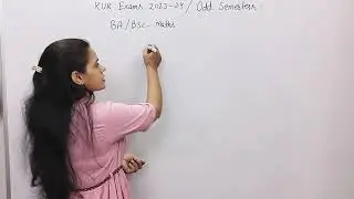 KUK Exams | Odd Semesters Exams 2023 | BA/BSc Mathematics | 1st, 3rd & 5th Sem Maths | New Era Maths