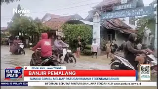 Sungai Comal Pemalang meluap genangi ratusan rumah 
