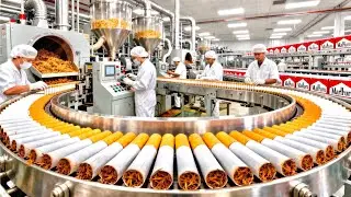 КАК ИЗГОТОВЛЯЮТСЯ СИГАРЕТЫ 🚬 | ВНУТРИ ТАБАЧНОЙ ПРОМЫШЛЕННОСТИ 🏭