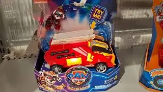 PAW Patrol theme song on Marshall's fire truck (from the Mighty Movie)
