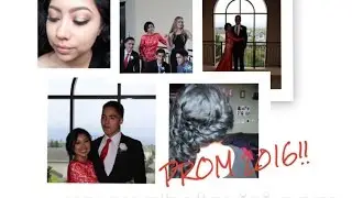 Get Ready With Me: PROM 2016 // Hair & Makeup +pictures!