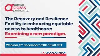 Webinar: The Recovery and Resilience Facility in enhancing equitable access to healthcare.