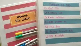 Planner hack: using binder covers to create a reusable checklist (plus free printables)
