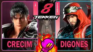 Tekken 8 Crecim (JIN) VS Digones (SHAHEEN)🥊 鉄拳8🥊4K 60ᶠᵖˢ🥊T8🥊TK8 #tekken