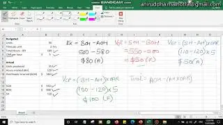 ACCA F5, F2 - Variances Part 4 - Fixed Production Overhead Variances (2of2)
