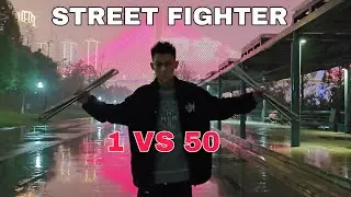 STREET FIGHTER WARRIOR OF THREE SECTION STAFF NUNCHAKU WEAPON || KUNGFU MARTIAL ARTS #nunchaku