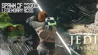 Jedi Survivor | Legendary Boss: Spawn of Oggdo &ndash; Full Fight + Location Guide ⚔️ (4K 60FPS)