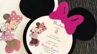 Minnie Mouse Birthday Party Invite