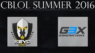 [Highlights] kStars vs g3x G1 | Keyd Stars vs g3nerationX Game 1 (17.01.2016) | CBLOL Sumer 2016