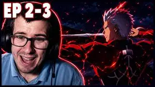 WHY IS EVERY ARCHER SO BADASS?! BERSERKER IS A PROBLEM! FATE STAY NIGHT UBW EPISODES 2-3 REACTION!