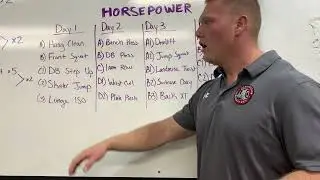 HORSEPOWER - 9 Week Strength Training for Throwers (Sample Week) @ZEvenEsh