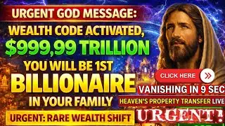 Urgent god message: Wealth Code activated, you will be 1st billionaire in your family #chosenone