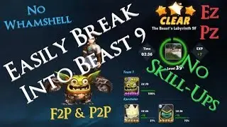 Easily Break Into Beast 9 - NO whamshell/skillups - Wailing 9&10 Talks - Skylanders: Ring of Heroes