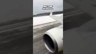 Would You Land in This Snow? ❄️✈️ #aviation #planespotting #landing #snow #ryanair #oslo #shorts